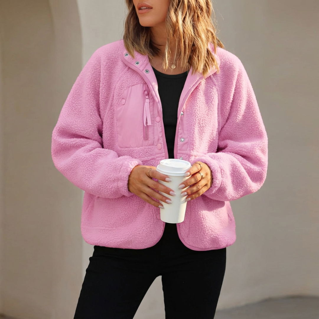 Alva™ | CozyShell Sherpa Fleece Jakke