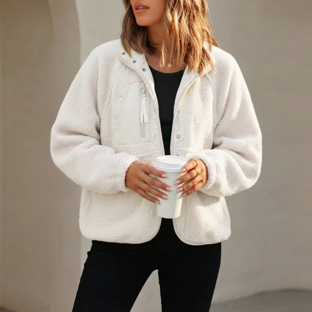 Alva™ | CozyShell Sherpa Fleece Jakke