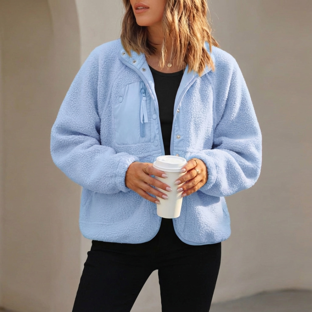 Alva™ | CozyShell Sherpa Fleece Jakke