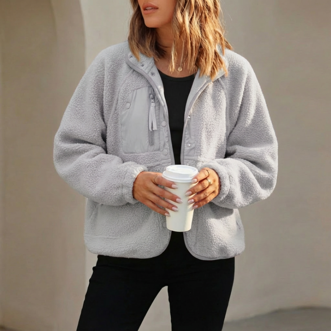 Alva™ | CozyShell Sherpa Fleece Jakke