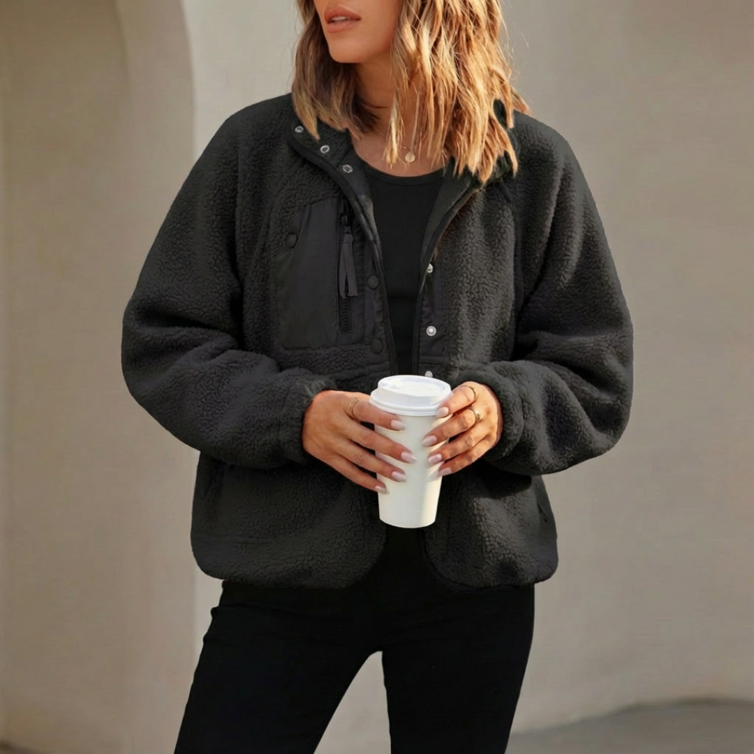Alva™ | CozyShell Sherpa Fleece Jakke
